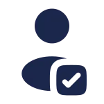 User Check Rounded SVG Icon